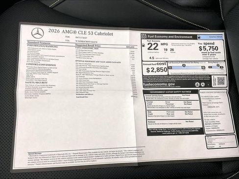 New 2026 Mercedes-Benz CLE 53 AMG 4MATIC Cabriolet image 13