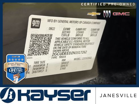 Certified 2022 Chevrolet Silverado 1500 RST w/ Protection Package image 32