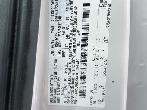 Used 2016 Ford Escape SE AWD/4WD image 22
