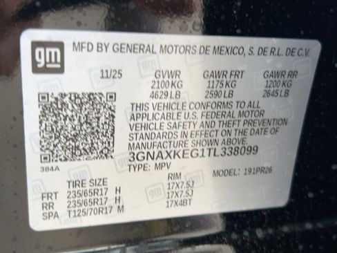 New 2026 Chevrolet Equinox ACTIV w/ Convenience Package III FWD image 21