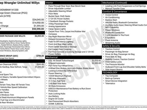 Certified 2022 Jeep Wrangler Unlimited Sport AWD/4WD image 40