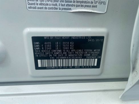 Used 2012 Subaru Legacy 2.5i Limited image 9