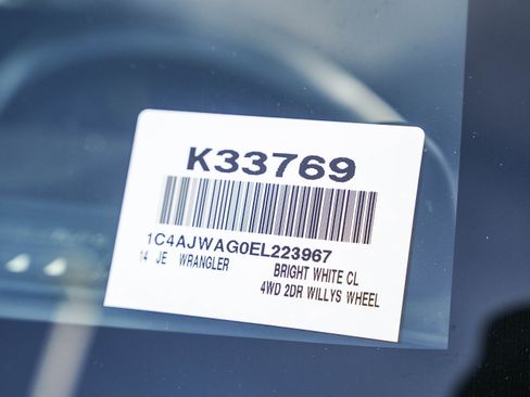 Used 2014 Jeep Wrangler Willys Wheeler image 14