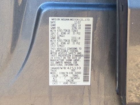 Used 2008 Nissan Frontier SE w/ SE Value Truck Pkg image 30