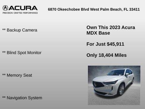 Certified 2023 Acura MDX SH-AWD w/ Advance Package image 6