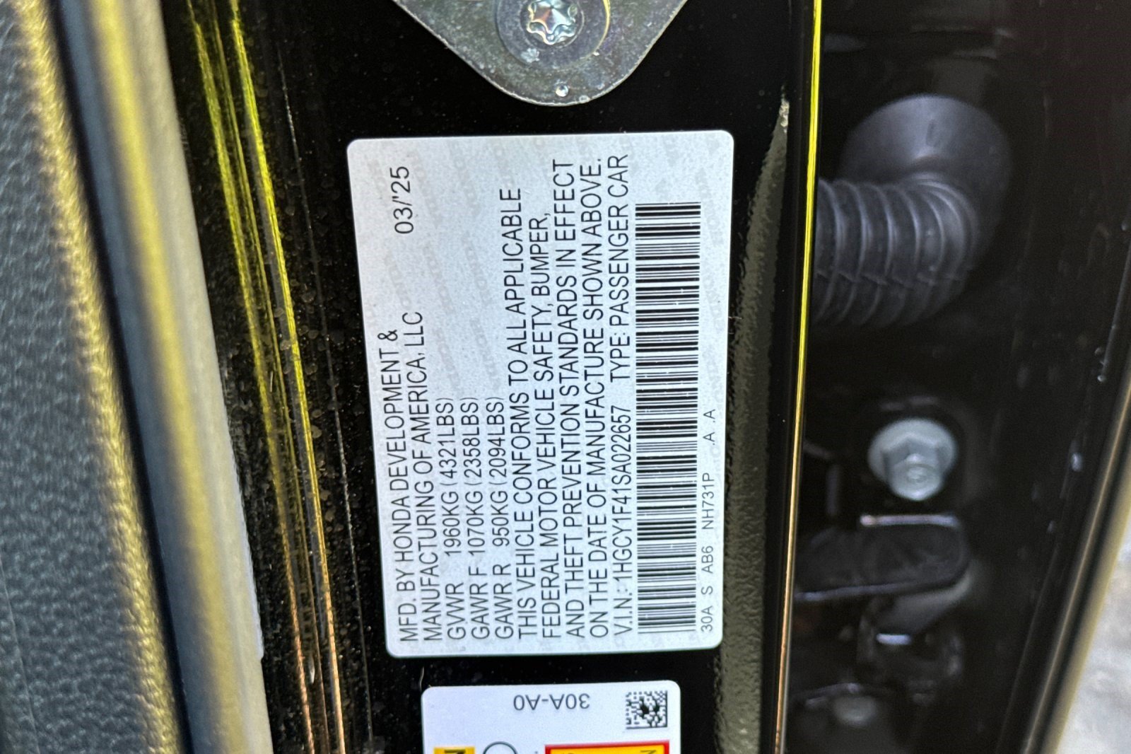 Used 2025 Honda Accord SE image 40
