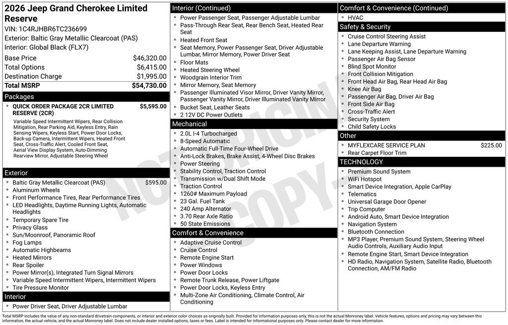 Used 2026 Jeep Grand Cherokee Limited AWD/4WD image 6
