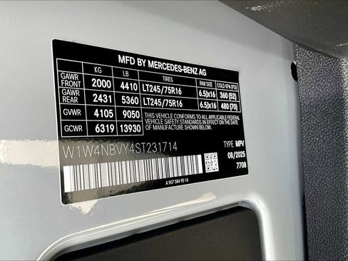 New 2025 Mercedes-Benz Sprinter 2500 image 18