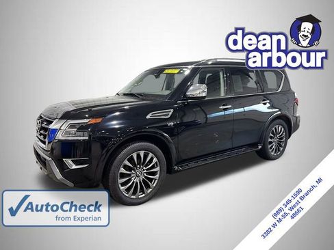 Used 2022 Nissan Armada Platinum w/ Captain's Chairs Package image 1