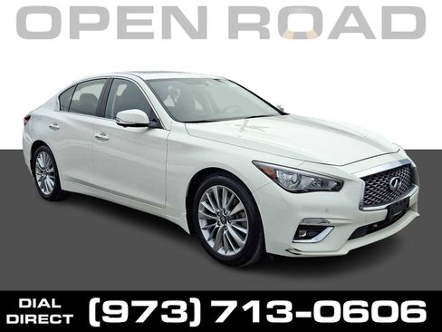 Used 2021 INFINITI Q50 Luxe w/ Cargo Package image 1