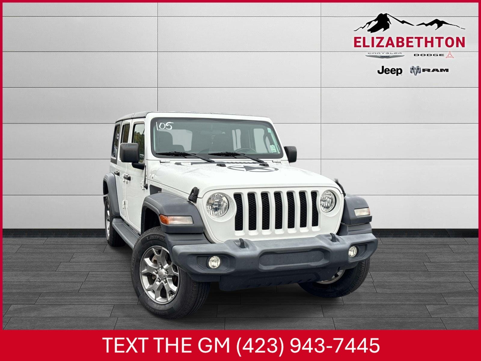 Used 2020 Jeep Wrangler Unlimited Sport AWD/4WD image 1