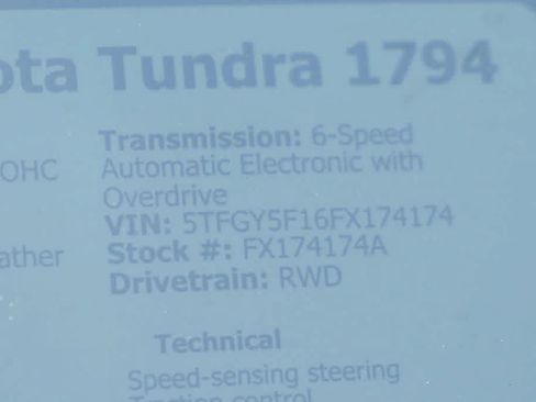 Used 2015 Toyota Tundra 1794 Edition RWD image 28
