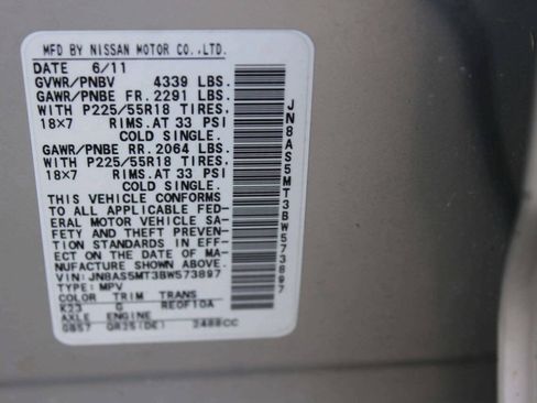 Used 2011 Nissan Rogue SV w/ SL Pkg FWD image 11