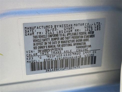 Certified 2023 Nissan Sentra SV w/ All-Weather Package image 27