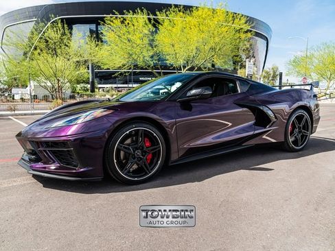 Used 2023 Chevrolet Corvette Stingray Preferred Cpe w/ Engine Appearance Package RWD image 1
