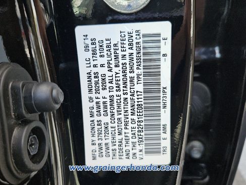 Used 2014 Honda Civic EX image 14