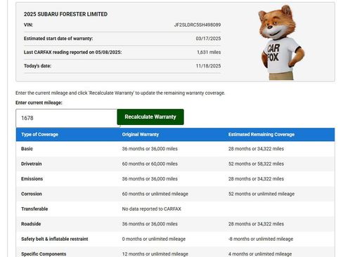 Used 2025 Subaru Forester Limited image 22