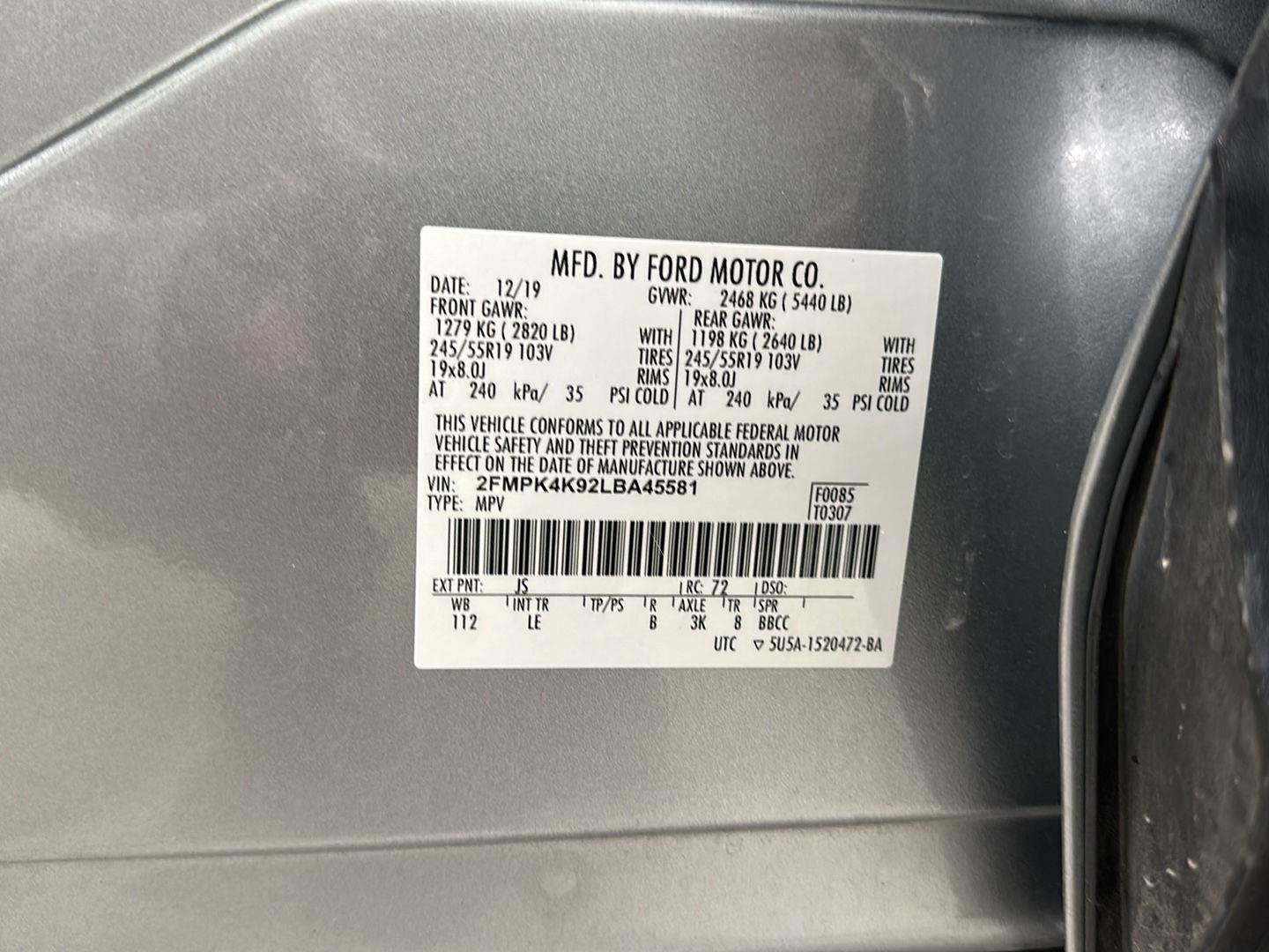 Used 2020 Ford Edge Titanium AWD/4WD image 31