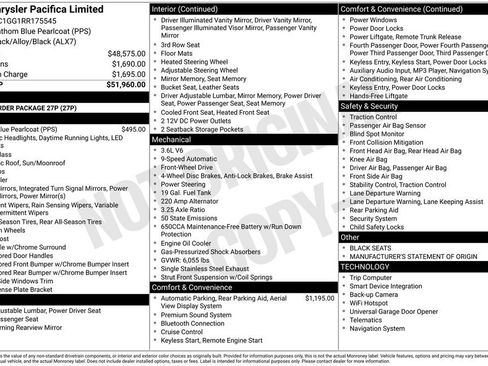 Used 2024 Chrysler Pacifica Limited image 17