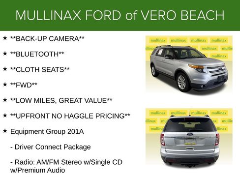 Used 2014 Ford Explorer XLT w/ Equipment Group 201A FWD image 5