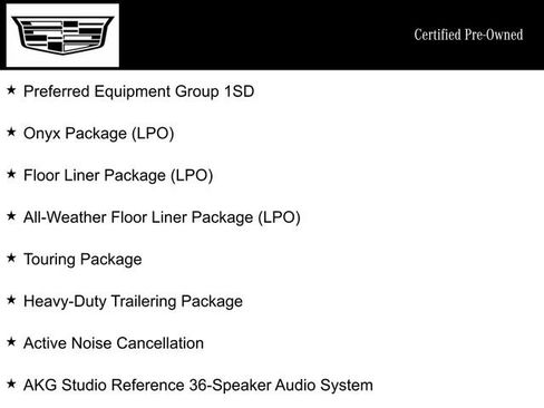 Certified 2023 Cadillac Escalade V w/ LPO, ONYX Package image 1
