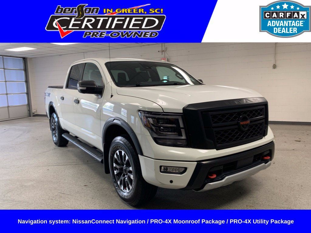 Used 2021 Nissan Titan PRO-4X w/ Pro-4x Convenience Package AWD/4WD image 1