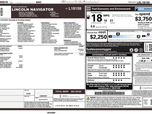 Used 2020 Lincoln Navigator L Reserve w/ Luxury Package AWD/4WD image 3