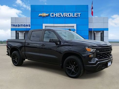Certified 2023 Chevrolet Silverado 1500 Custom w/ LPO, Dark Essentials Package RWD image 2
