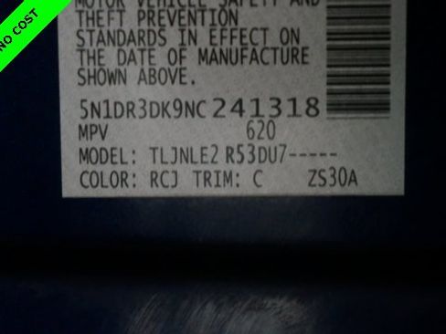 Used 2022 Nissan Pathfinder Platinum w/ Cargo Package image 96