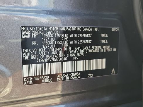 Used 2024 Toyota RAV4 XLE w/ Convenience Package FWD image 26