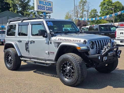 Used 2020 Jeep Wrangler Unlimited Rubicon w/ LED Lighting Group AWD/4WD image 42