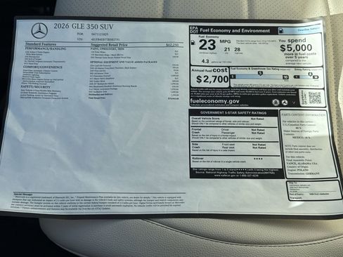 New 2026 Mercedes-Benz GLE 350 4MATIC image 34