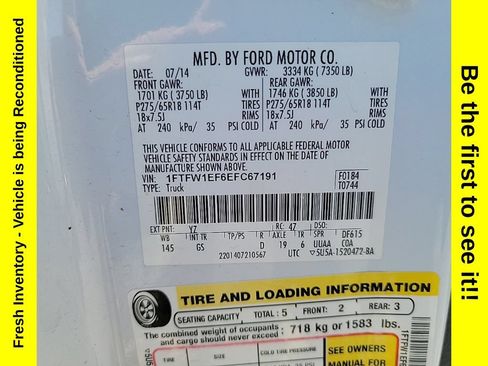 Used 2014 Ford F150 XLT w/ Equipment Group 302A Luxury AWD/4WD image 34