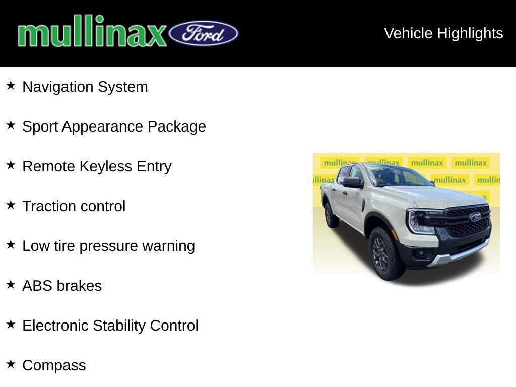 New 2026 Ford Ranger XLT w/ Equipment Group 301A High AWD/4WD image 15