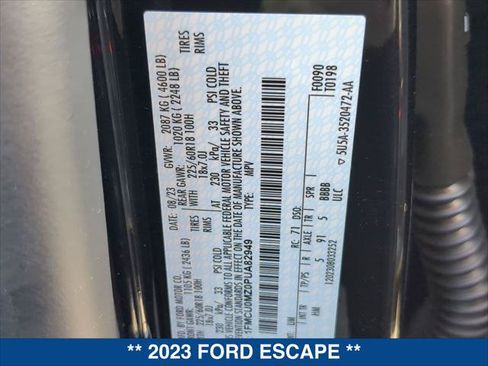 Certified 2023 Ford Escape ST-Line w/ Equipment Group 301A FWD image 22