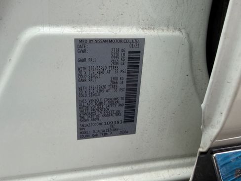 Certified 2021 Nissan Murano Platinum w/ Cargo Package FWD image 21