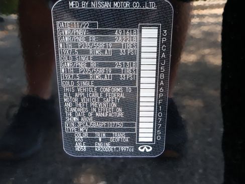 Certified 2023 INFINITI QX50 Luxe image 31