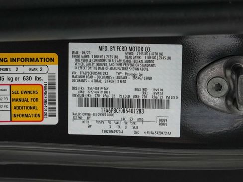 Certified 2024 Ford Mustang GT Premium w/ GT Performance Package RWD image 33
