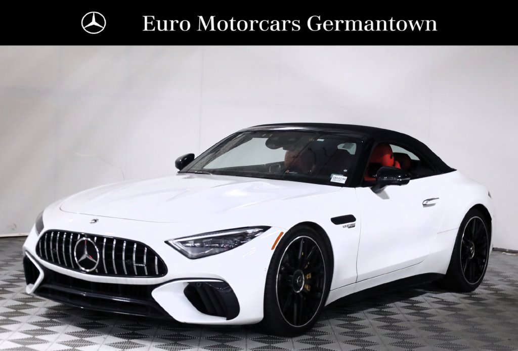 Certified 2022 Mercedes-Benz SL 55 AMG 4MATIC w/ Driver Assistance Package image 3