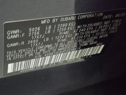 Used 2023 Subaru Outback Wilderness AWD/4WD image 17