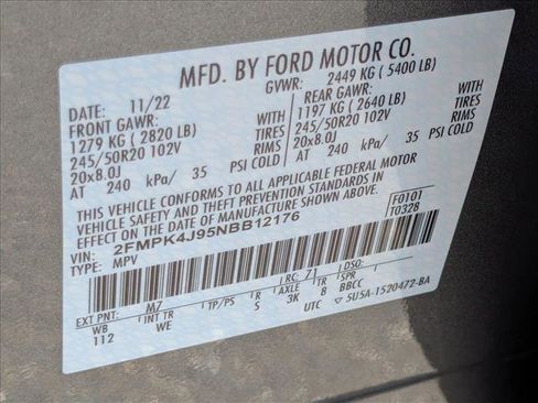 Certified 2022 Ford Edge ST-Line AWD/4WD image 25