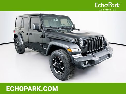 Used 2021 Jeep Wrangler Unlimited Sport w/ Sun And Sound Package AWD/4WD image 1