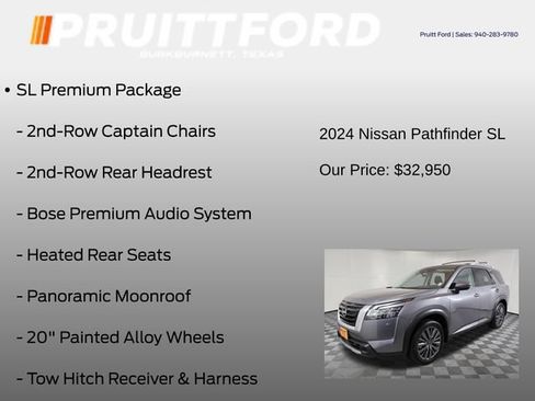 Used 2024 Nissan Pathfinder SL w/ SL Premium Package FWD image 7