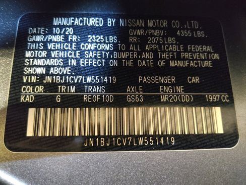 Used 2020 Nissan Rogue Sport S w/ Appearance Package FWD image 33