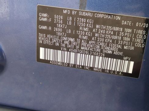 Used 2020 Subaru Outback Onyx Edition XT image 36