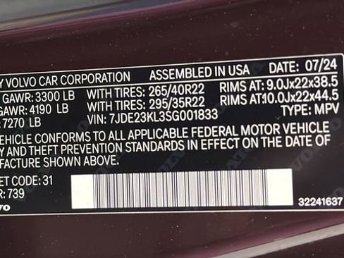 Used 2025 Volvo EX90 Ultra AWD/4WD image 28