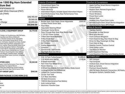 New 2025 RAM 1500 Big Horn AWD/4WD image 30