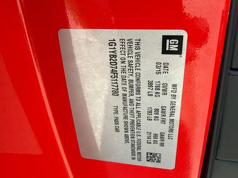 Used 2015 Chevrolet Corvette Stingray Coupe w/ Battery Protection Package RWD image 30
