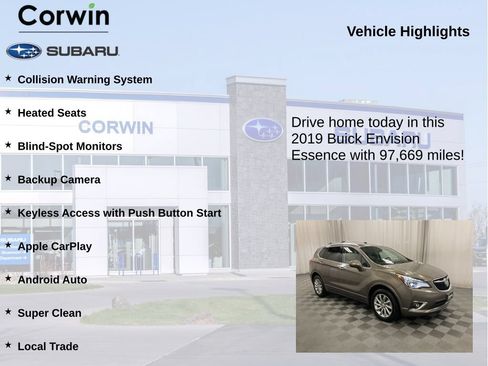 Used 2019 Buick Envision Essence AWD/4WD image 6