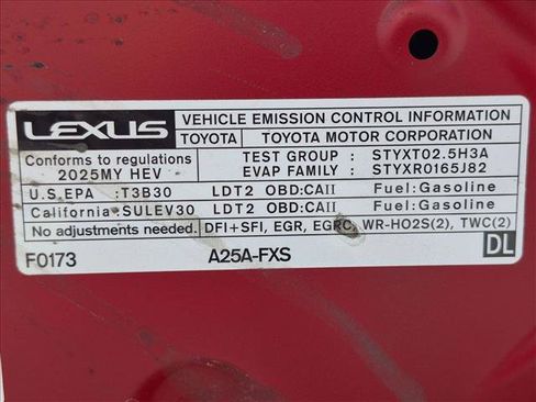 Used 2025 Lexus NX 350h AWD image 20